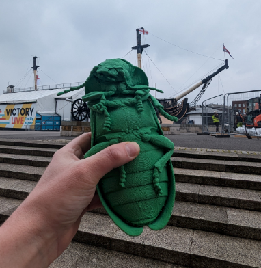 Deathwatch beetle brought to life by 3D printing | University of